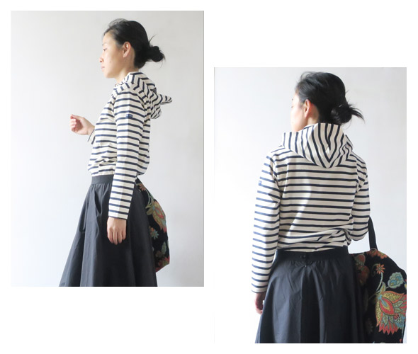 Saint Jamesのカットソーのモデル着用画像