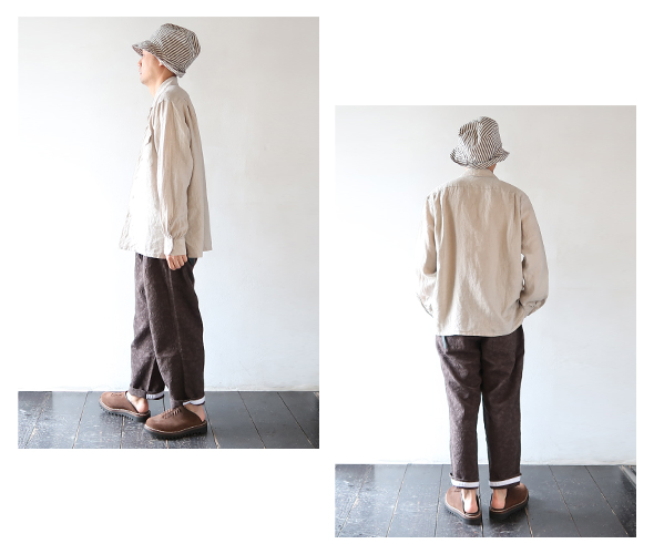 BRU NA BOINNE ブルーナボイン コックルコウモリパンツ