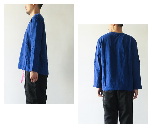 BRU NA BOINNEのカットソーのモデル着用画像