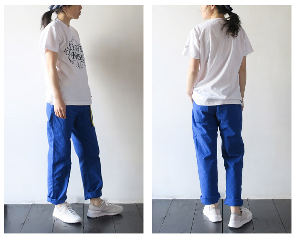 Engineered GarmentsのTシャツのモデル着用画像