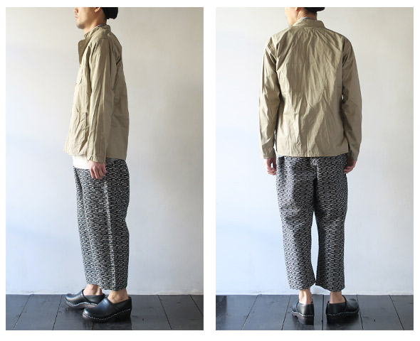Engineered Garmentsのシャツのモデル着用画像