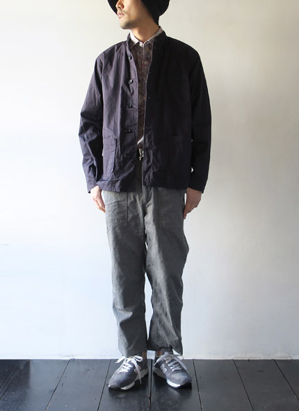 Engineered Garmentsのシャツのモデル着用画像