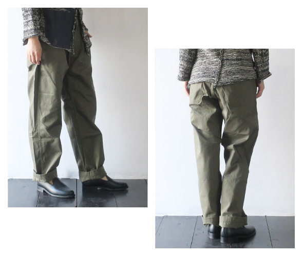 Engineered Garmentsのパンツのモデル着用画像