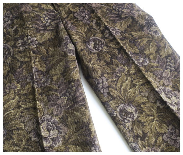 NEEDLES - Side Tab Trouser - Dobby Corduroy Botanical Print NEEDLES - Side Tab Trouser - Dobby Corduroy Botanical Print