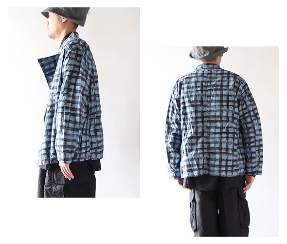 AiE DBB Jacket - Windowpane Print エーアイイー ジャケット