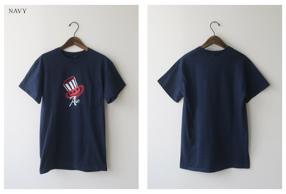 AiE Printed S/S Pocket Tee - Yankee エーアイイー プリントショートスリーブポケットティー
