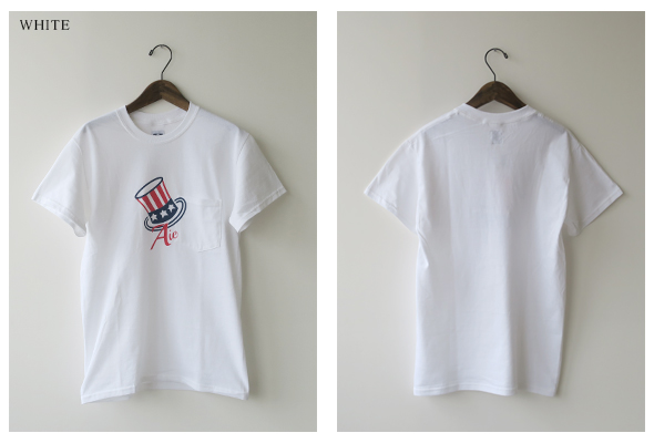AiE Printed S/S Pocket Tee - Yankee エーアイイー プリントショートスリーブポケットティー