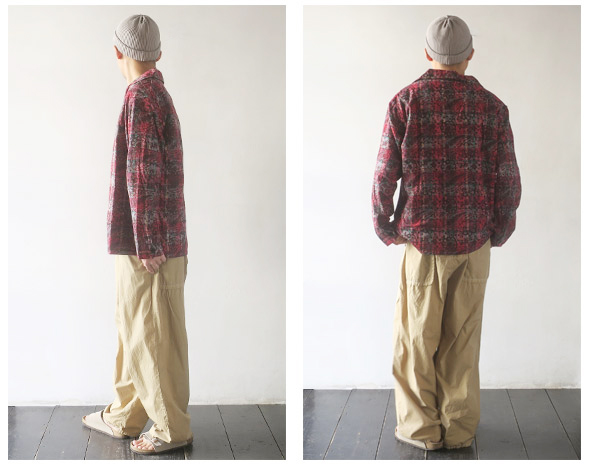 South2 West8 Pen Jacket - Batik Over Print サウス2ウエスト8 ペンジャケット