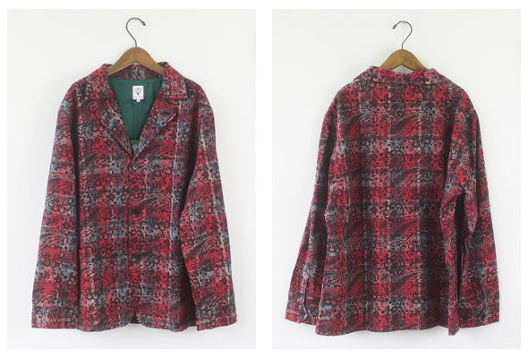 South2 West8 Pen Jacket - Batik Over Print サウス2ウエスト8 ペンジャケット