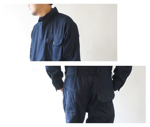 Engineered Garments - Racing Suit - 10oz broken Denim エンジニアドガーメンツ レーシングスーツ
