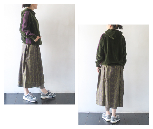 NEEDLES - Track Hoody - C/Pe Velour ニードルス トラックフーディー