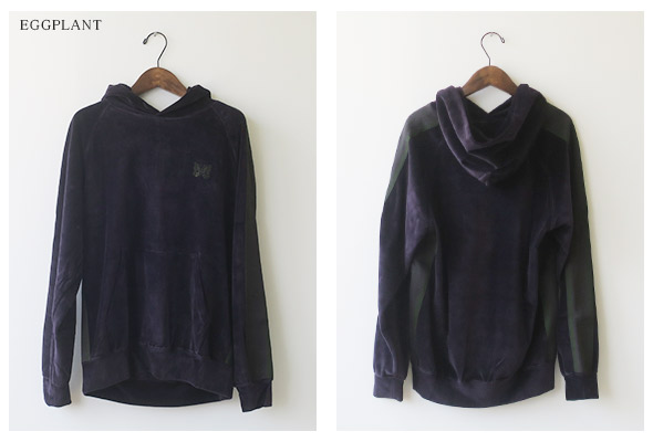 NEEDLES - Track Hoody - C/Pe Velour ニードルス トラックフーディー