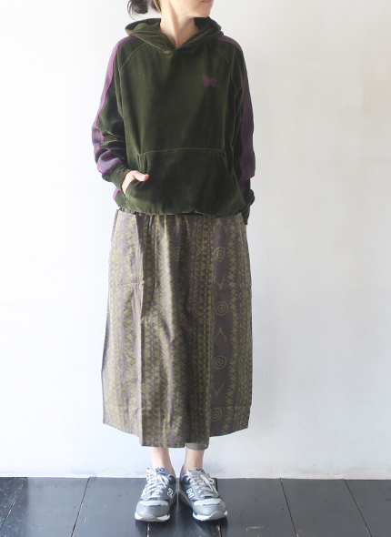 NEEDLES - Track Hoody - C/Pe Velour ニードルス トラックフーディー