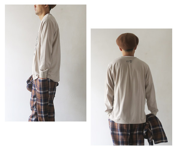 South2 West8 - L/S Crew Neck Tee - MAZE サウス2 ウェスト8 ロングスリーブクルーネックT