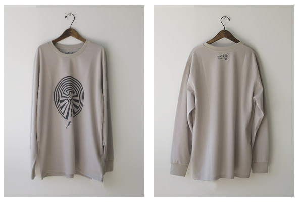 South2 West8 - L/S Crew Neck Tee - MAZE サウス2 ウェスト8 ロングスリーブクルーネックT