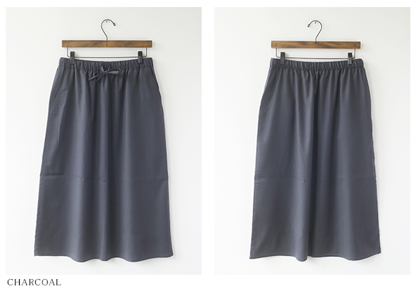 South2 West8 - String Slack Skirt - PE/R/PU/ Dobby Cloth サウス2ウエスト8 ストリングスラックスカート