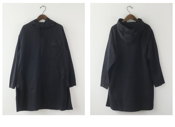 Engineered Garments - Bush Shirt - Micro Sanded Twill - Black エンジニアドガーメンツ シャツ