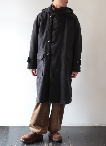 Engineered Garments - Oversized Fireman Duffle Coat- Fake Melton エンジニアドガーメンツ ダッフルコート
