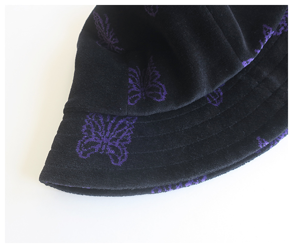 NEEDLES(エンジニアドガーメンツ) Bermuda Hat / C/PE Papillon Velour lq037の商品ページです。