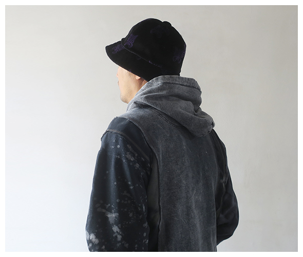 NEEDLES - Bermuda Hat / C/PE Papillon Velour ニードルス ハット
