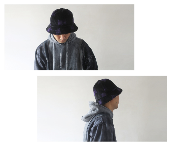 NEEDLES - Bermuda Hat / C/PE Papillon Velour ニードルス ハット