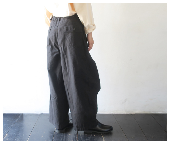 NEEDLES - H.D. Pant - Fatigue - BLACK ニードルス ヒザデルパンツ