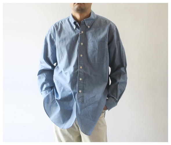 Engineered Garments - 19 Century BD Shirt - Cotton Chambray エンジニアドガーメンツ ボタンダウンシャツ