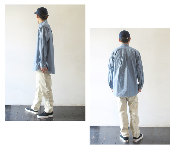 Engineered Garments - 19 Century BD Shirt - Cotton Chambray エンジニアドガーメンツ ボタンダウンシャツ
