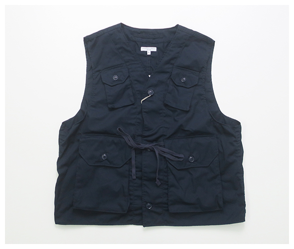 Engineered Garments - C-1 Vest - Feather PC Twill エンジニアドガーメンツ ベスト