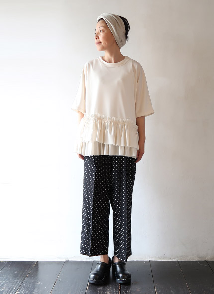 RhodolirioN - Frill Tiered Half Sleeve Tee ロドリリオン フリルティアードハーフスリーブT