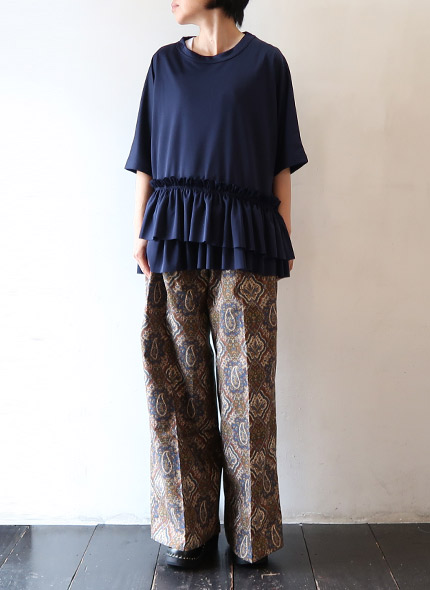RhodolirioN - Frill Tiered Half Sleeve Tee ロドリリオン フリルティアードハーフスリーブT