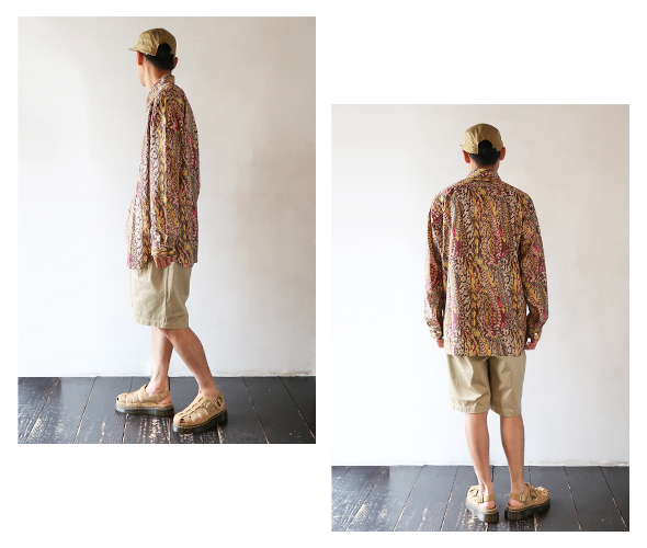 NEEDLES - Work Shirt - Broadcloth / Printed ニードルス ワークシャツ