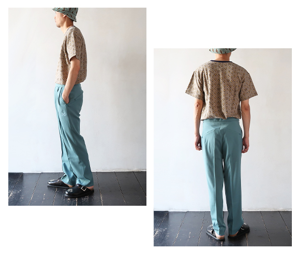 NEEDLES - Tucked Side Tab Trouser - PE/W Carsey ニードルス タックサイドタブトラウザー