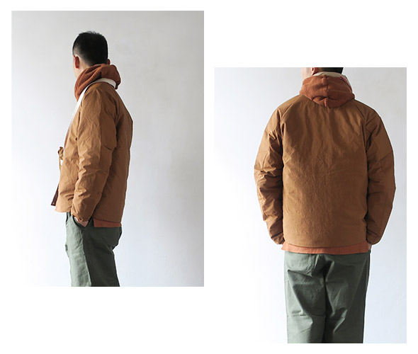 THE NORTH FACE PURPLE LABELのジャケットのモデル着用画像