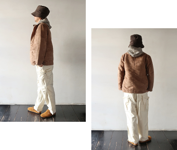 Engineered Garments - Bedford Jacket - Poly Fake Suede エンジニア