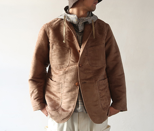 ジャケット・アウター Engineered Garments BEDFORD JACKET L Engineered Garments - Bedford Jacket - Poly Fake Suede エンジニア