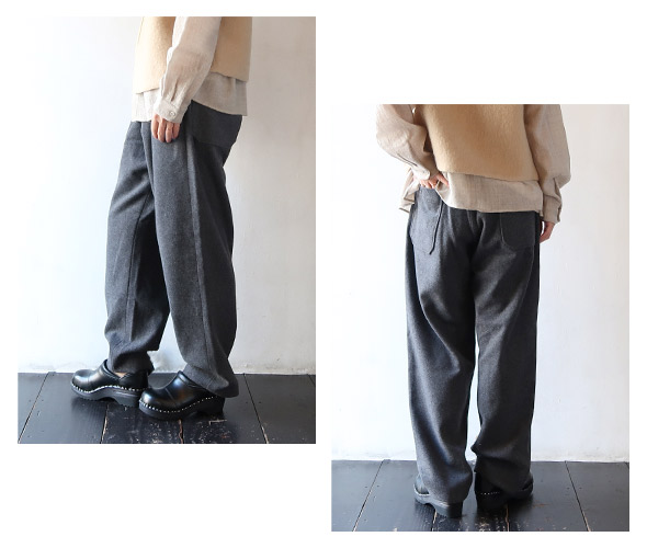 Engineered Garments - Carlyle Pant - Wool Polyester Heavy Flannel エンジニア ...