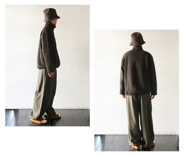 Engineered Garments - Oxford Pant - Solid Poly Wool Flannel