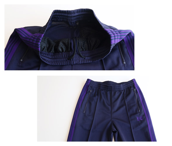 NEEDLES - Track Pant - Poly Smooth - NAVY ニードルズ