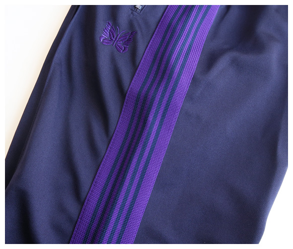 NEEDLES - Track Pant - Poly Smooth - NAVY ニードルズ トラックパンツ