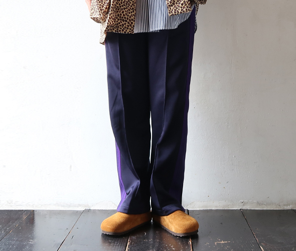 NEEDLES トラックパンツ　Poly Smooth ネイビー NEEDLES - Track Pant - Poly Smooth - NAVY ニードルズ