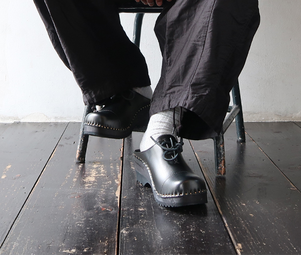 Woburn Walk×Troentorp - Swedish Clog - Alps / Center Lace