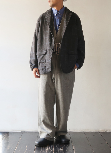 Engineered Garments - Loiter Jacket - Wool Poly Windowpane