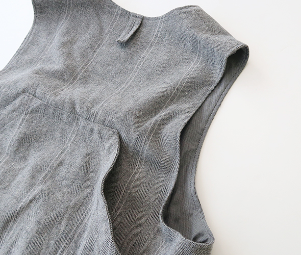 Engineered Garments - Fowl Vest - Lt.Wool Striped HB エンジニアド