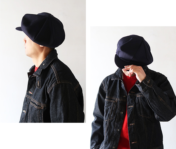Engineered Garments - Newsboy Cap - Heavy W Elastique エンジニアド