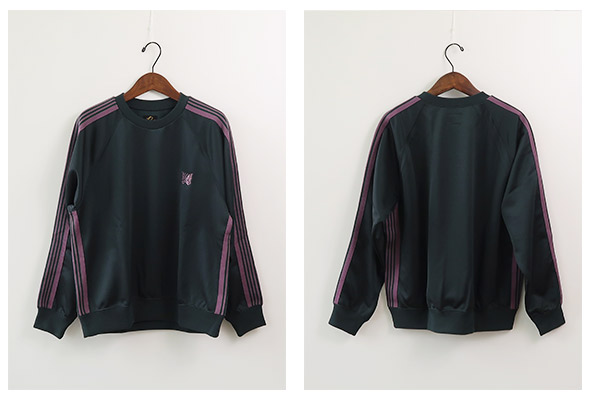 NEEDLES - Track Crew Neck Shirt - Poly Smooth ニードルズ