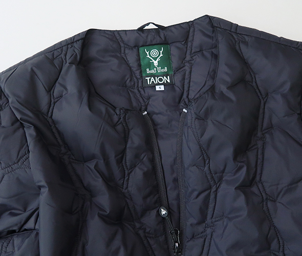 South2 West8×TAION - Inner Down Jacket - BLACK サウス2ウエスト8