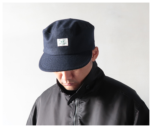 SASSAFRASのキャップのモデル着用画像