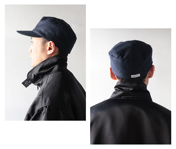 SASSAFRASのキャップのモデル着用画像