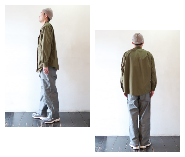 SASSAFRAS - Botanical Eagle Scout Half Micro Taffeta ササフラス シャツジャケット